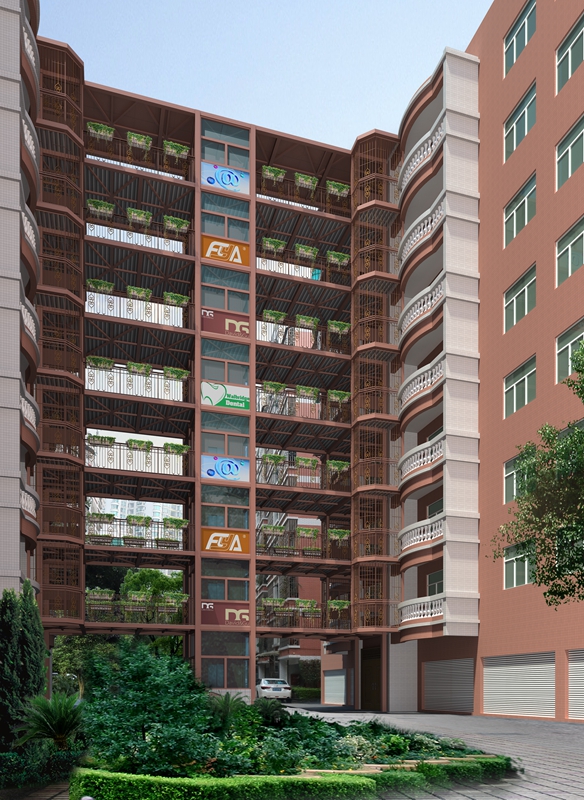 大洋花園電梯加建