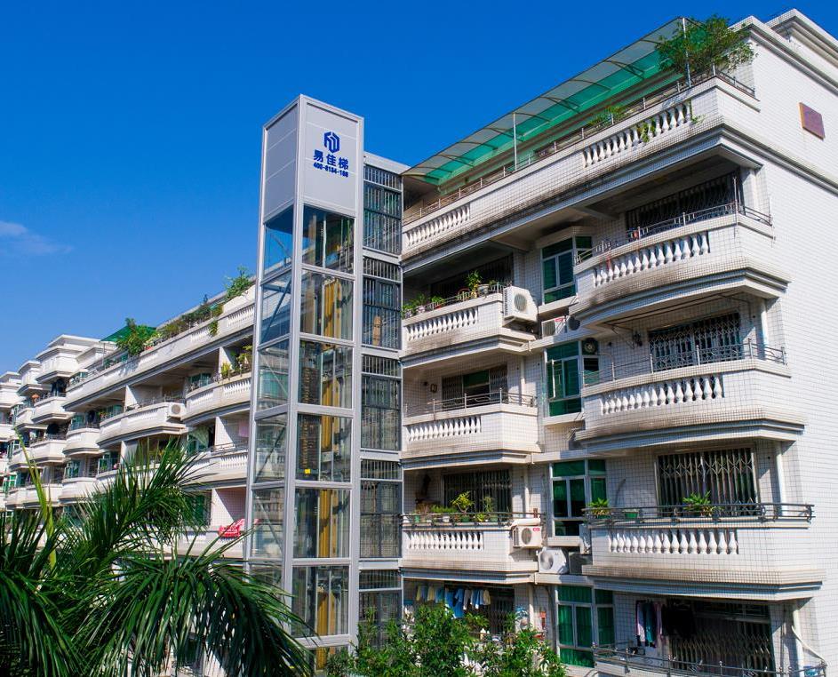 易佳梯中山紫來花園21棟加建電梯案例